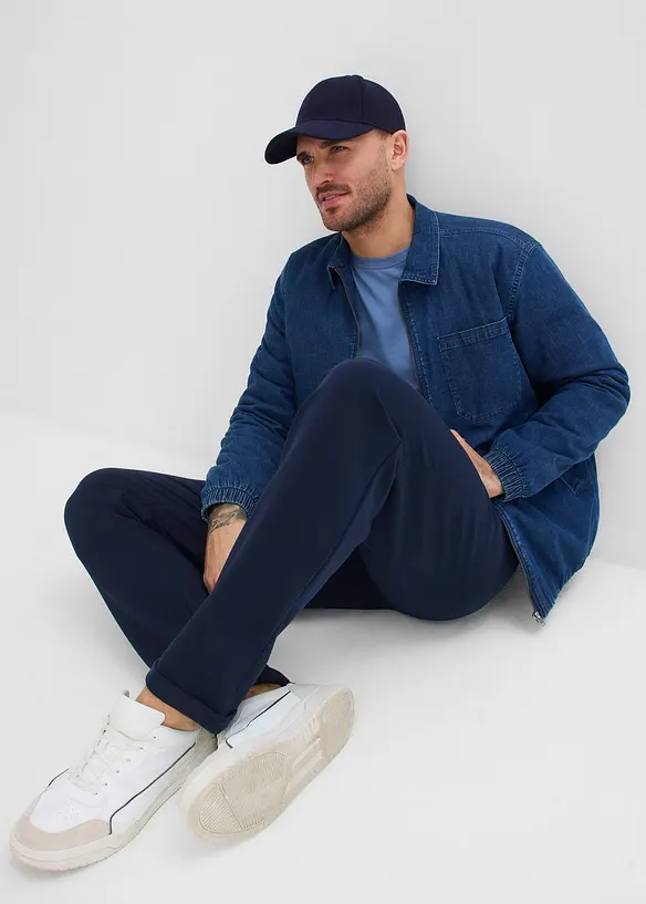 Dressbukse med stretch og komfortlinning, bonprix