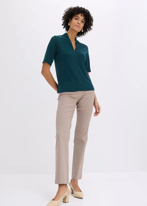 Bukse med stretch av bengalin, bonprix