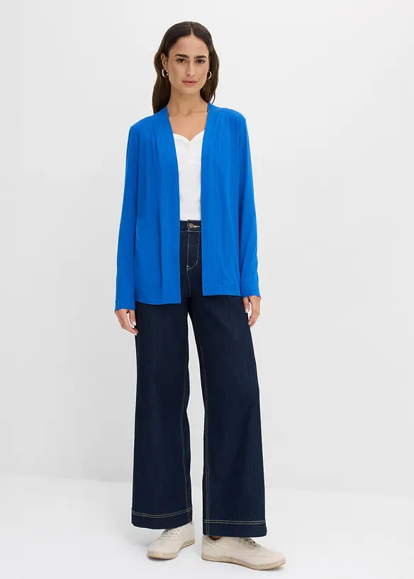 Trikotjakke i myk viskose, bonprix