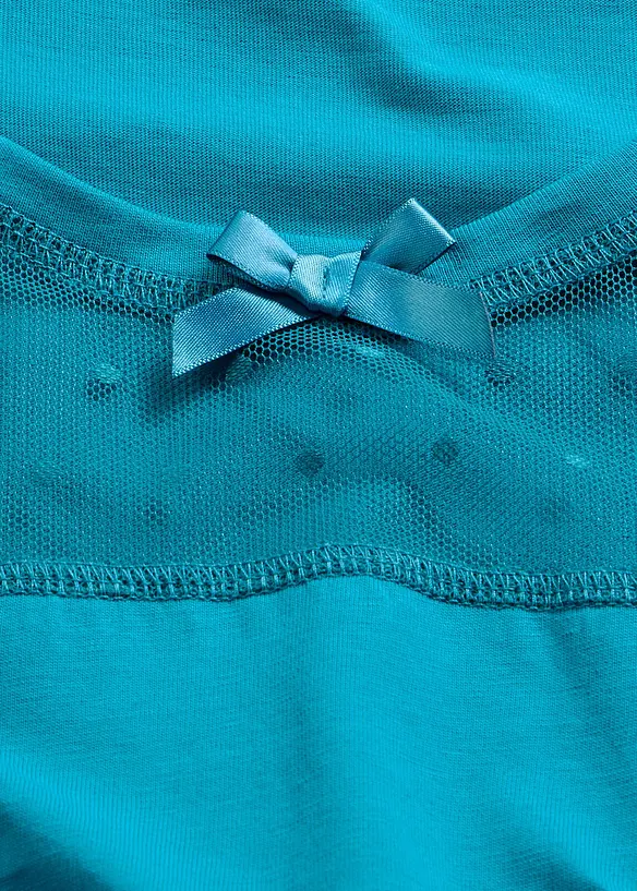 Kort nattkjole i &oslash;kologisk bomull, bonprix