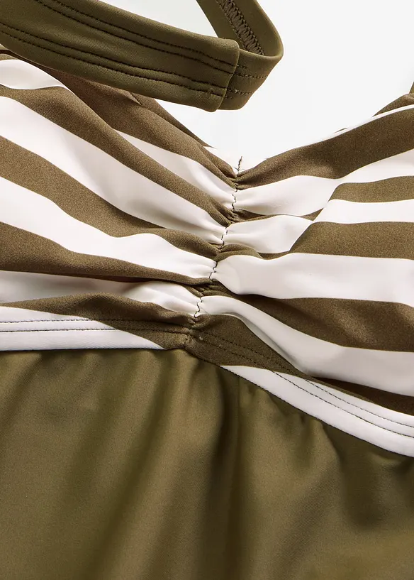 Lang tankini med High Waist-bikinitruse (2-delt sett), bonprix