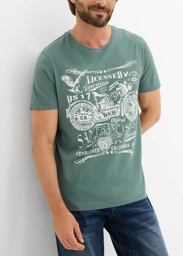 T-skjorte i 100% bomull, bonprix