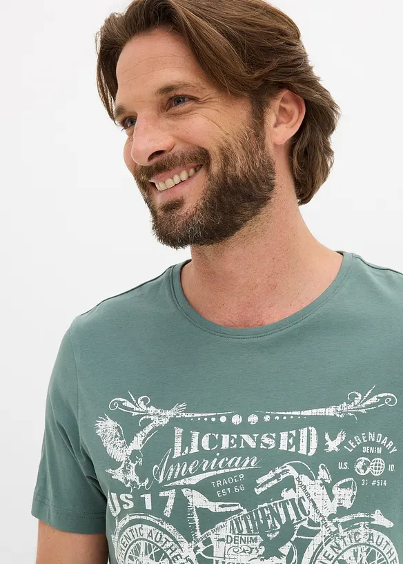 T-skjorte i 100% bomull, bonprix