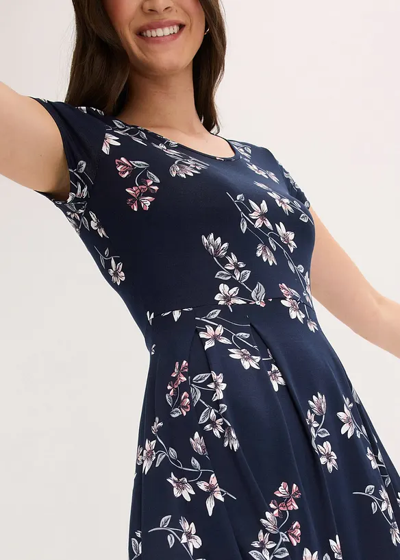 Jerseykjole i viskosemiks, bonprix