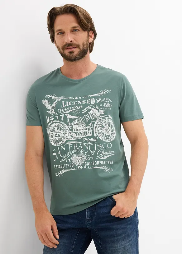 T-skjorte i 100% bomull, bonprix