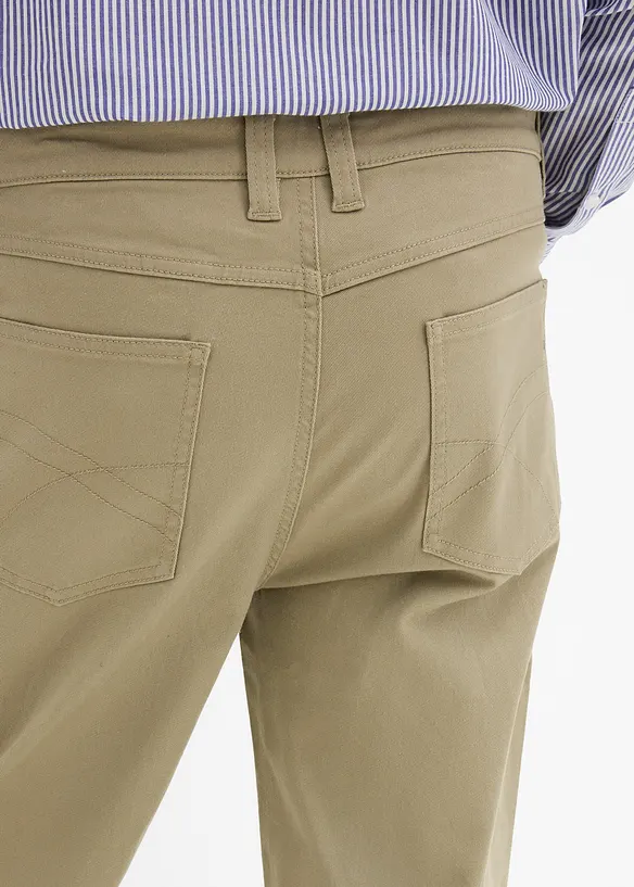 Classic Fit stretchbukse, Straight, bonprix