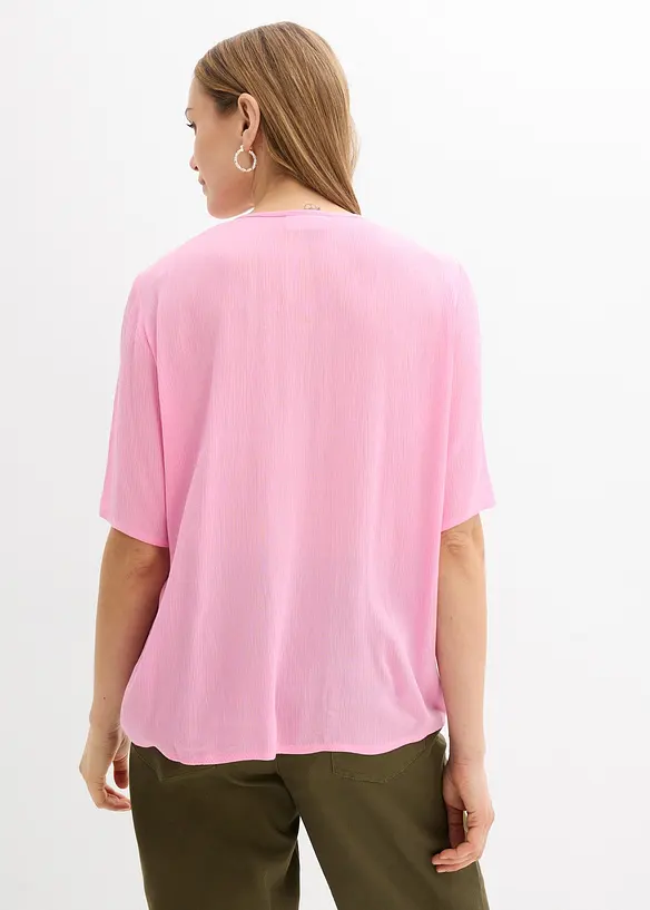 Crinkle tunika i myk viskose, bonprix