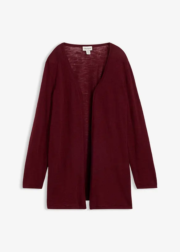 Strikkejakke i 100% bomullsslub-materiale, bonprix