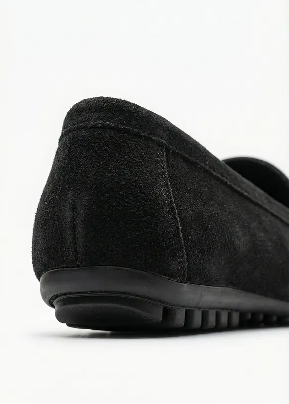 Loafers i semsket skinn, bonprix