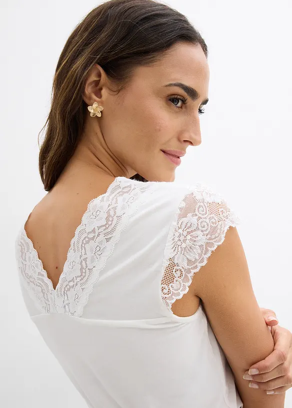 Topp i myk viskosemiks, bonprix