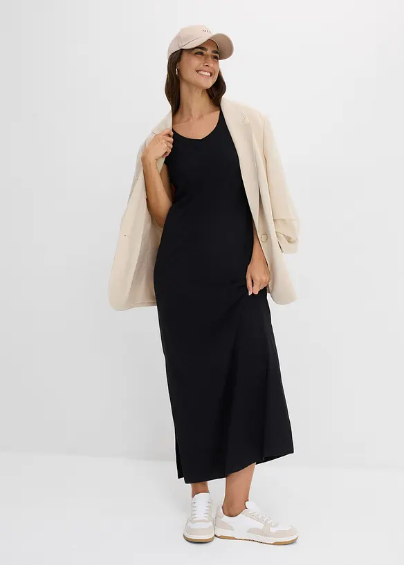 Figurn&aelig;r jerseykjole, bonprix