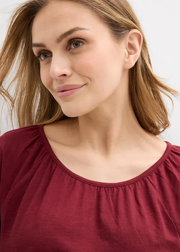 Topp i 100% &oslash;kologisk bomull, bonprix