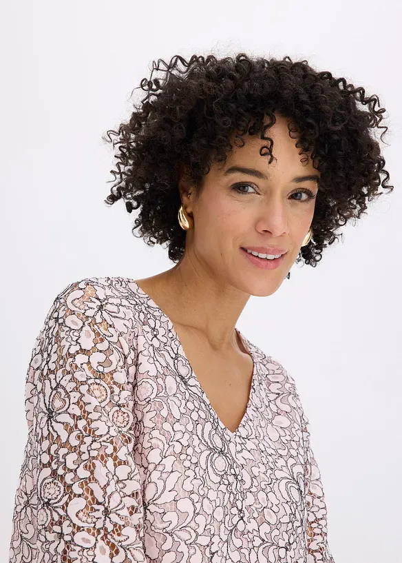 Tunika med blonder, bonprix