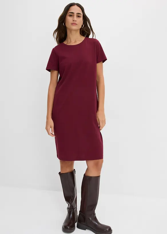 Jerseykjole i 100% bomull (2-pack), bonprix