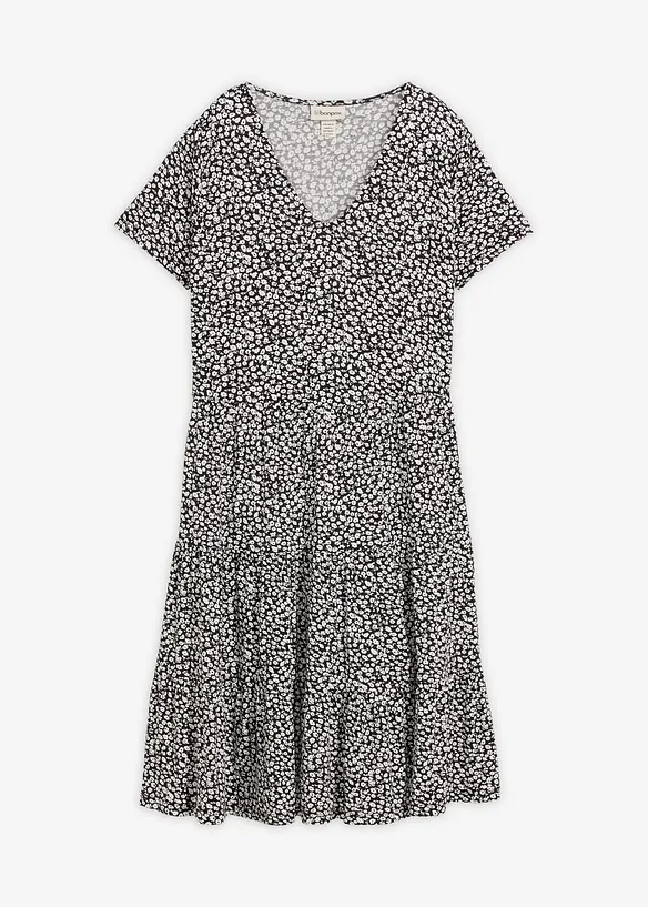 Jerseykjole i viskosemiks, bonprix