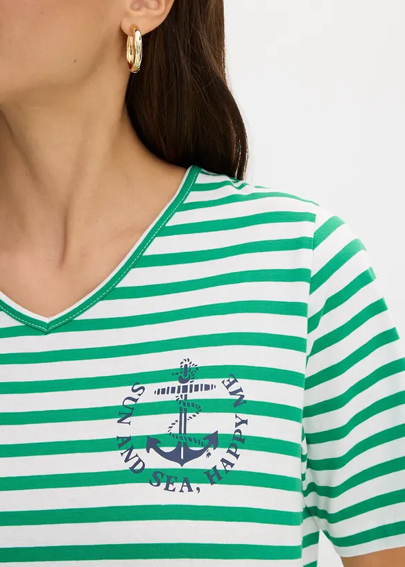 T-skjorte i 100% &oslash;kologisk bomull, bonprix