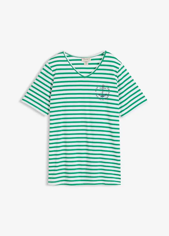 T-skjorte i 100% &oslash;kologisk bomull, bonprix