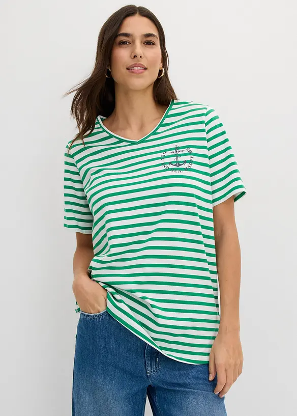 T-skjorte i 100% &oslash;kologisk bomull, bonprix