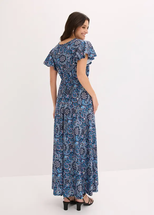 M&oslash;nstret maxikjole i jersey, bonprix