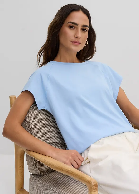 T-skjorte i 100% &oslash;kologisk bomull, bonprix