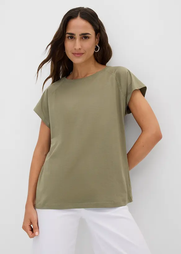 T-skjorte i 100% &oslash;kologisk bomull, bonprix