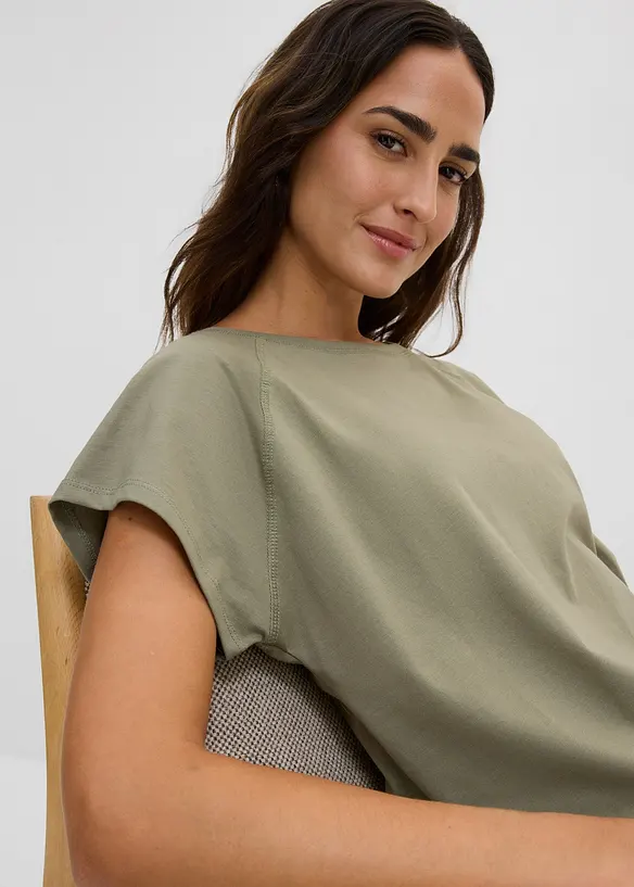 T-skjorte i 100% &oslash;kologisk bomull, bonprix