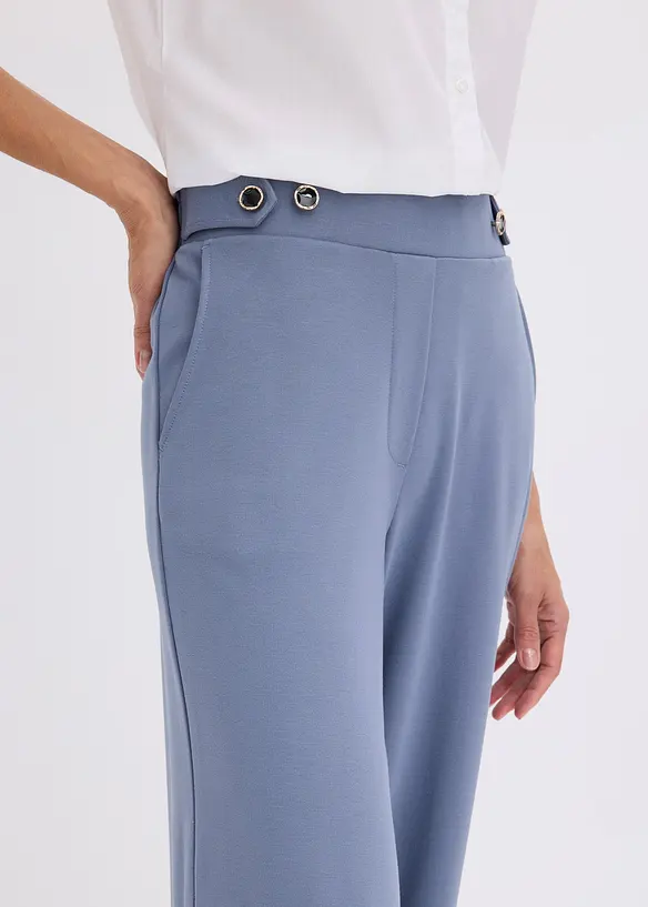 Jerseybukse med dekorativt spensel, bonprix