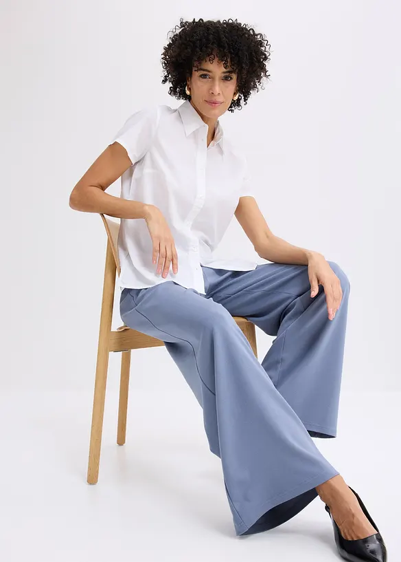 Jerseybukse med dekorativt spensel, bonprix