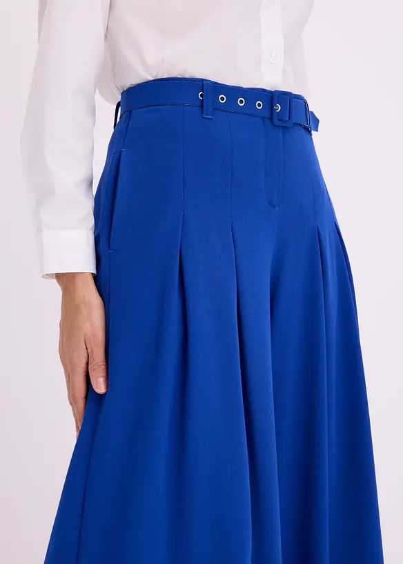 Bukse med legg og belte (2-delt sett), bonprix