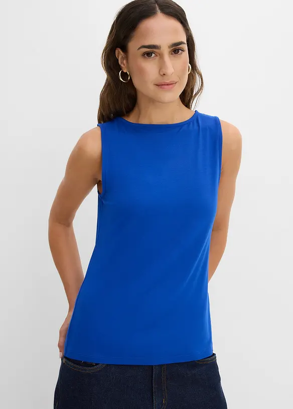 Topp i myk viskose (2-pack), bonprix