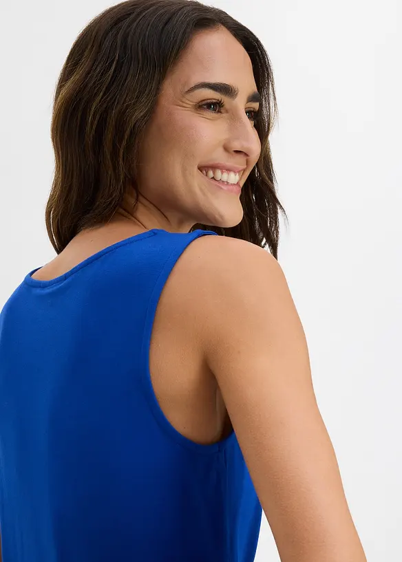 Topp i myk viskose (2-pack), bonprix