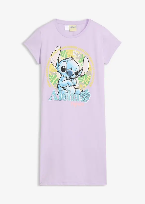Disney-nattkjole i 100% bomull med Stitch-motiv, Disney