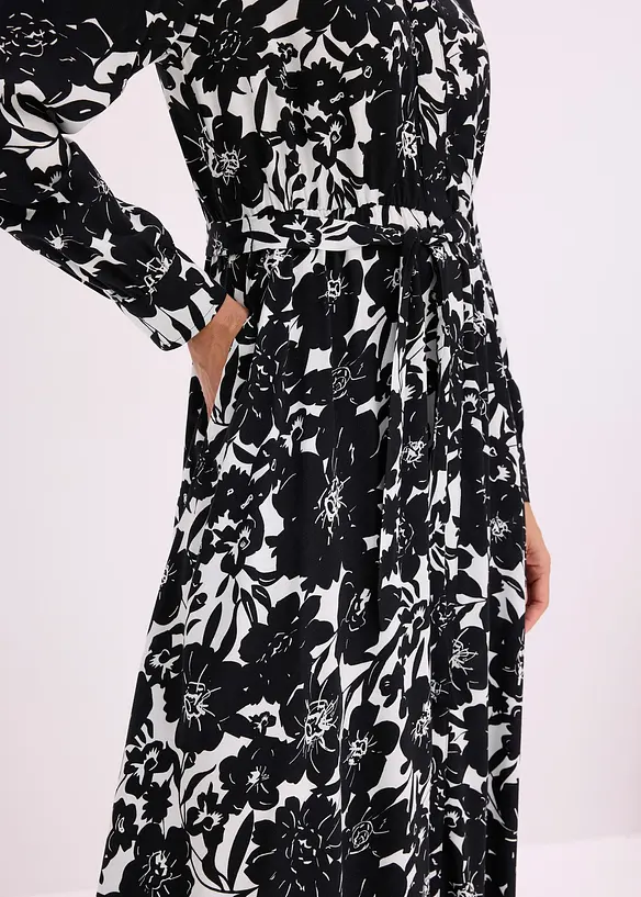 Skjortekjole i viskose, bonprix