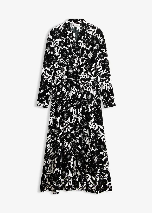 Skjortekjole i viskose, bonprix