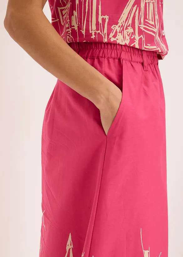 Midiskj&oslash;rt i 100% &oslash;kologisk bomull, bonprix