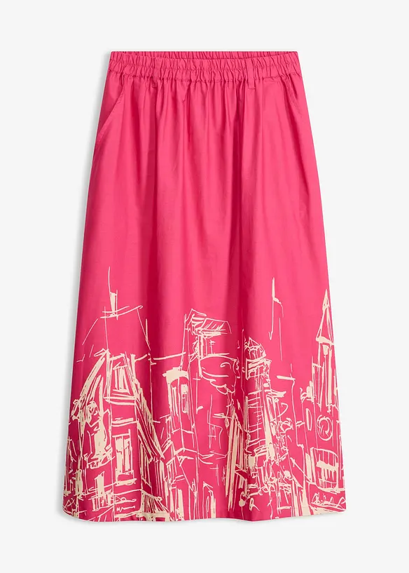 Midiskj&oslash;rt i 100% &oslash;kologisk bomull, bonprix