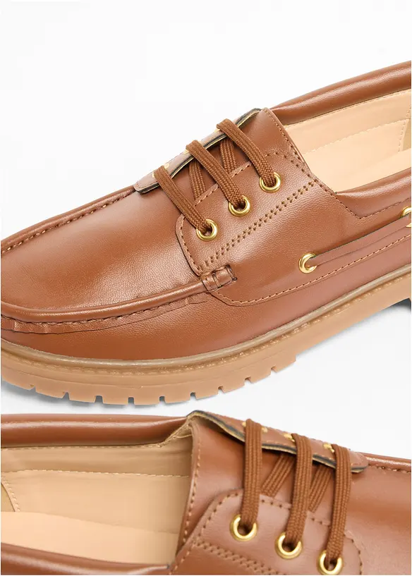 Loafers med sn&oslash;ring, bonprix