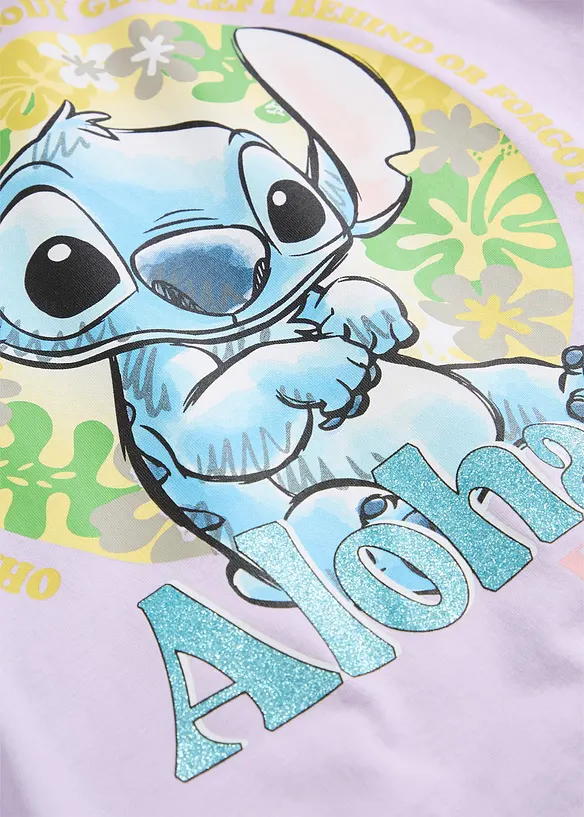 Disney-nattkjole i 100% bomull med Stitch-motiv, Disney