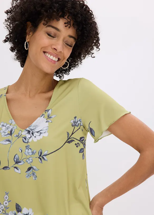 Topp med elastisk fald, bonprix