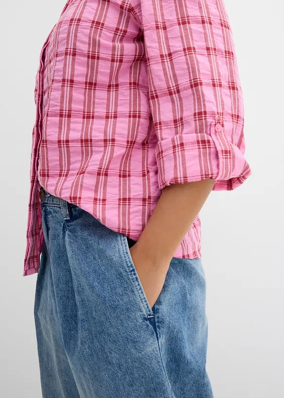 Bluse i 100% bomull, bonprix