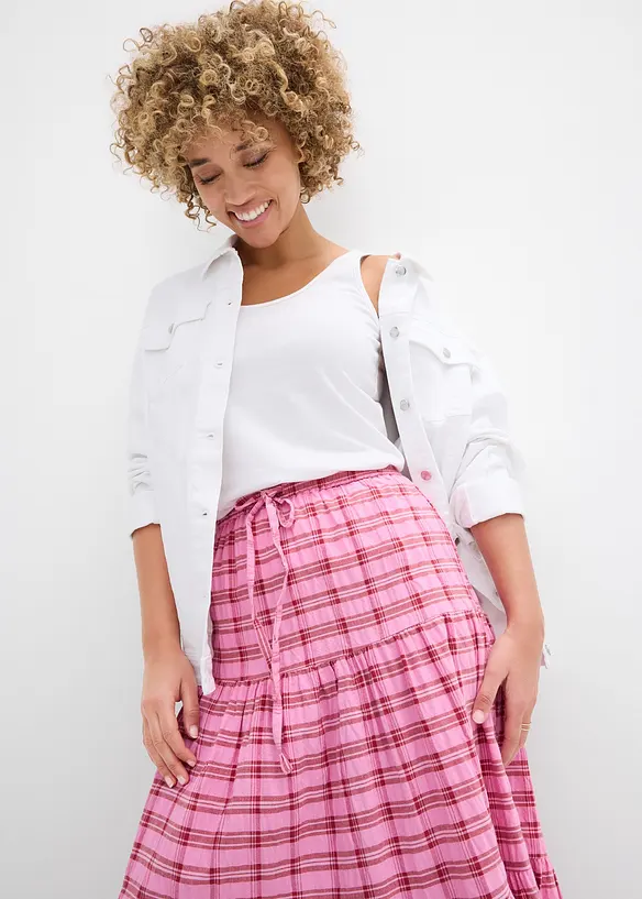 Midiskj&oslash;rt i 100% bomull, bonprix