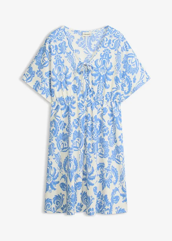 Tunikakjole med dyp utringning, bonprix