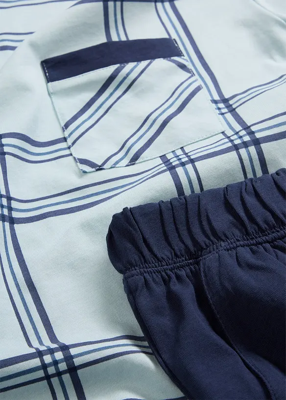 Kort pyjamas i 100% bomull, bonprix
