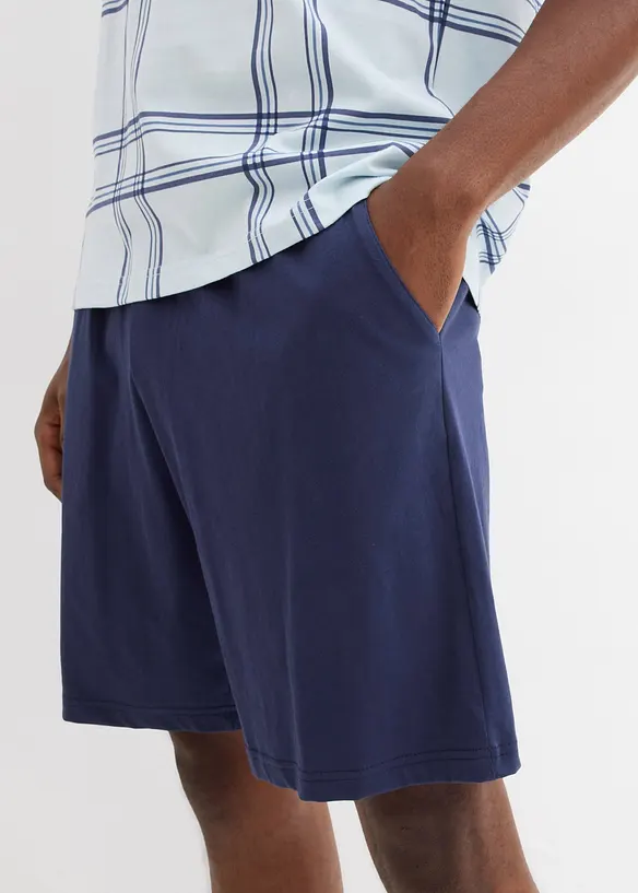 Kort pyjamas i 100% bomull, bonprix