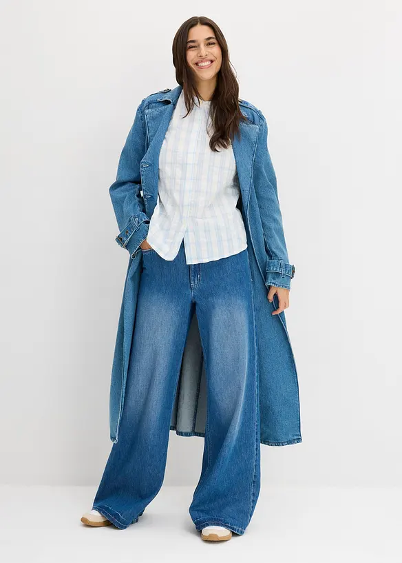 Bluse i 100% bomull, bonprix