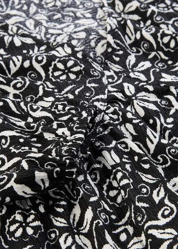 Tunikakjole i lett krepp, bonprix