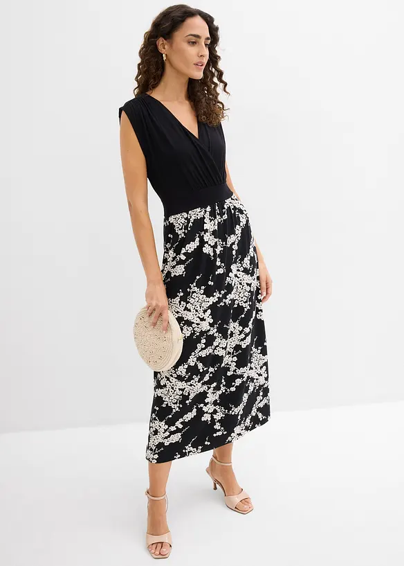 Jerseykjole i viskosemiks, bonprix