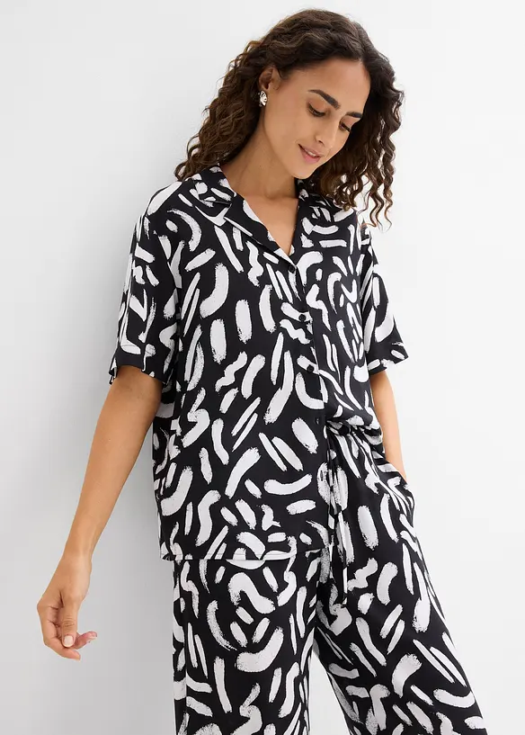 Bluse i lett viskose, bonprix