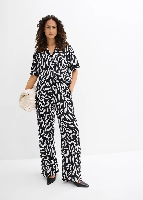 Bluse i lett viskose, bonprix