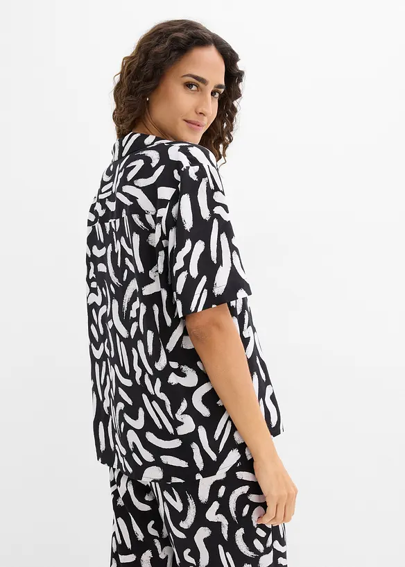 Bluse i lett viskose, bonprix